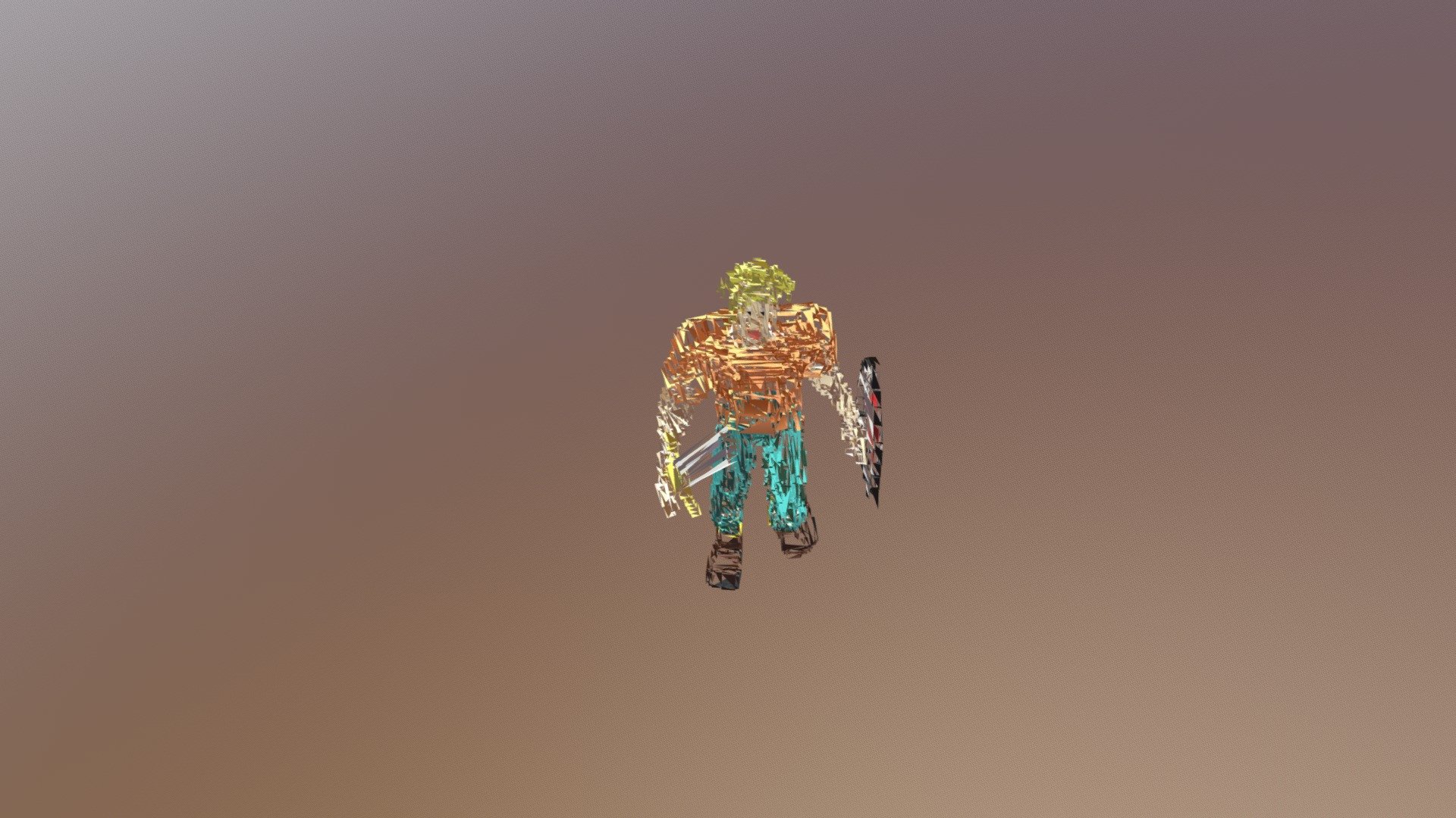 Sword And Shield Run 3D model by Siddhant Chogle (SiddhantChogle