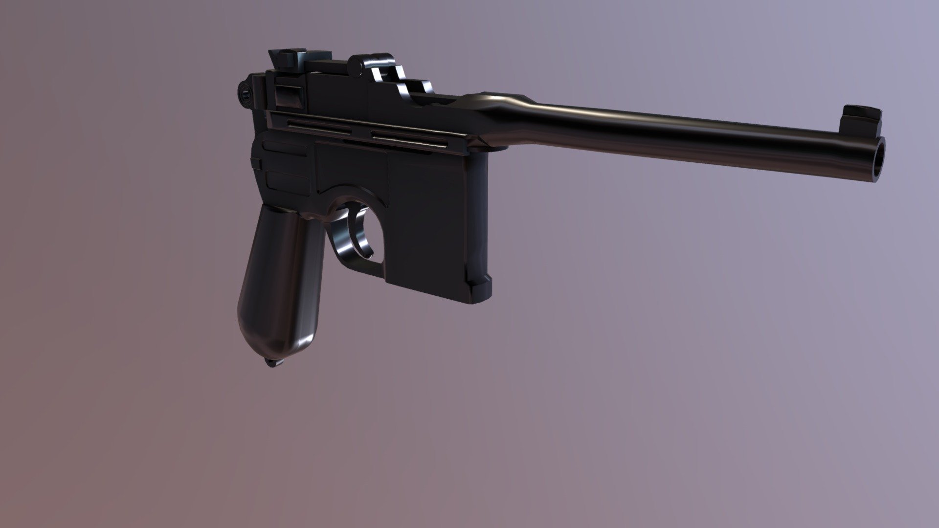 Mauser C96 Broomhandle Download Free 3d Model By Jasper Carmack Jaspercarmack 7e2895b 8823