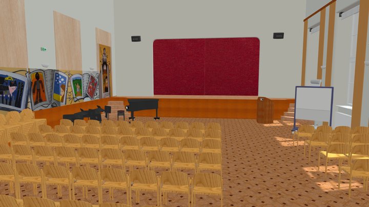 BGRG8 - Festsaal - Coltan, Jovancic 3D Model