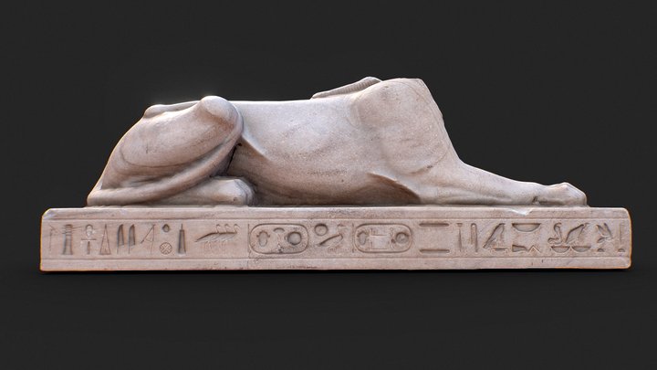 Headless sphinx 3D Model