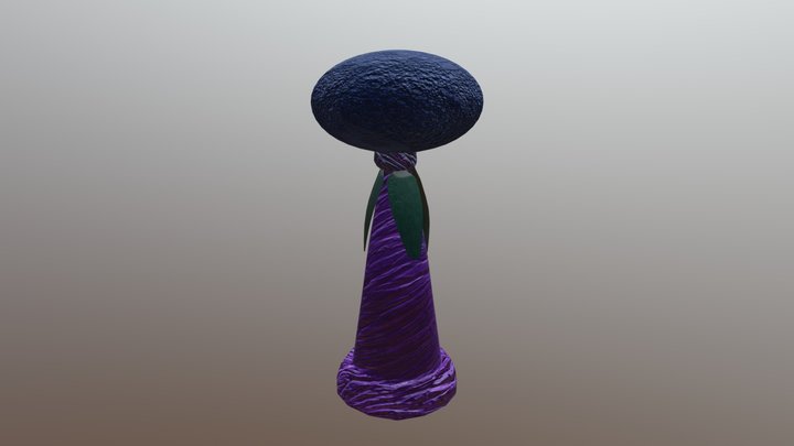 Space Fungus Tree 3 3D Model