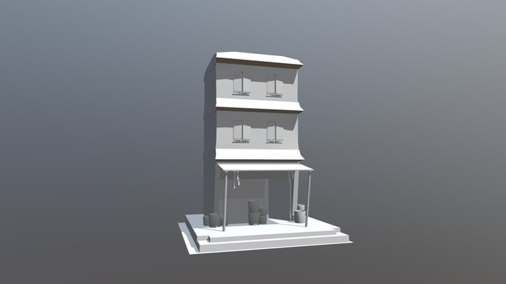 ancient chinese shop 3D Model