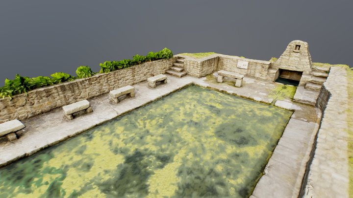 Tréanton wash place – Free 3D Model STL