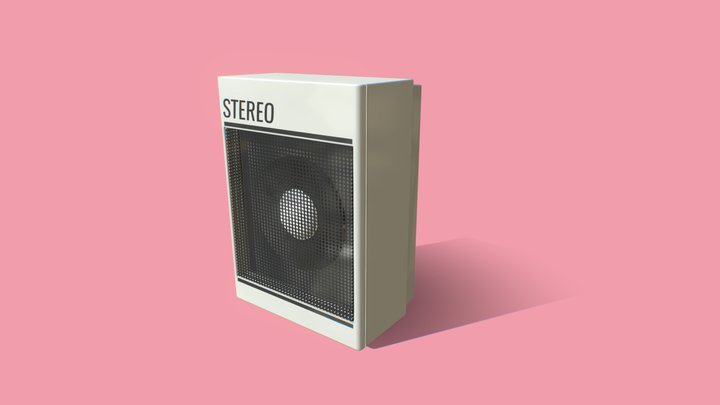 National G02 Speaker 3D Model