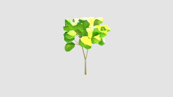 Toon tree 3D Model