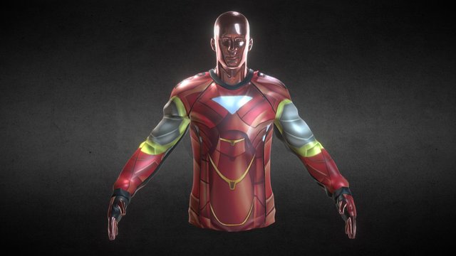 Custon Jersey RCO 04 - ironman - 3D Model