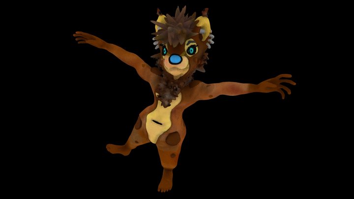 Furry Fursona - Roly 3D Model