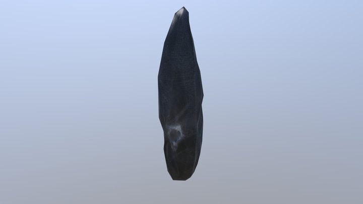 Flint stone - Low Poly - Handpainted 3D Model