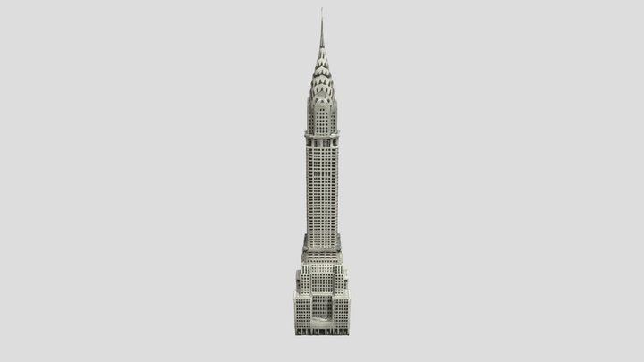 LowResChrysler_Building_obj – Modelo 3D gratuito STL
