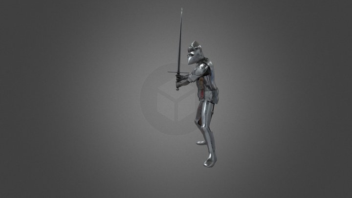 Knight (animated) 3D Model