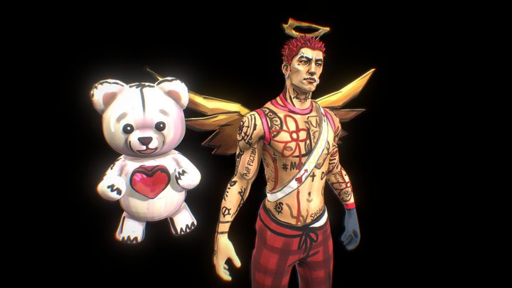 Sam The Kpop demon hunter 3D Model