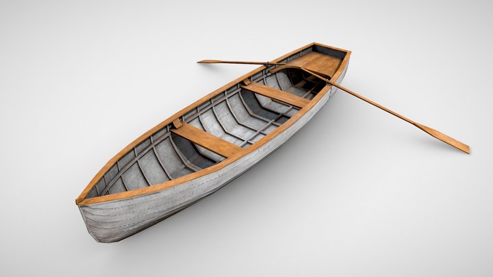Rowboat 3D Model