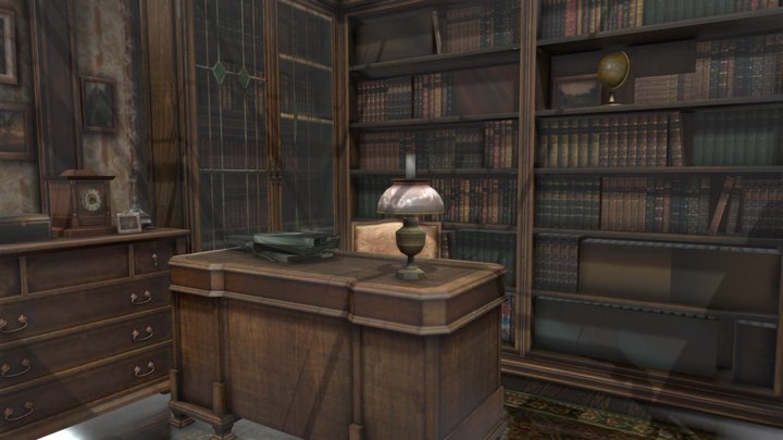 Silent hill-library – Gratis 3D-model STL