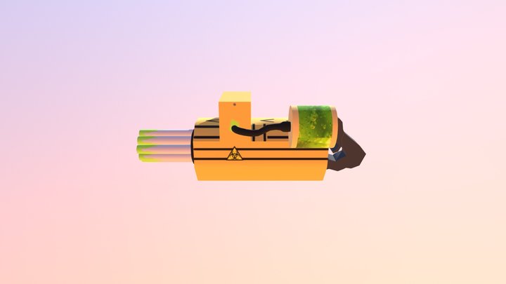 Dan D - Projectile Weapon 3D Model