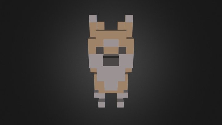 CUBE Puppy 3D Model