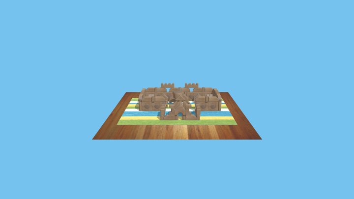 Unit Block Castle Emrich 3D Model