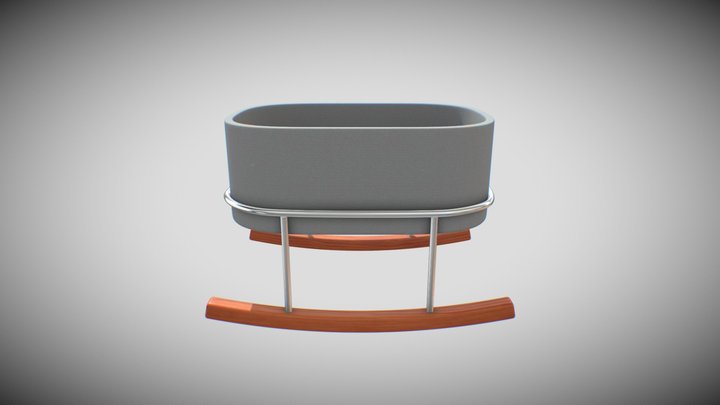 Modern Baby Swing 3D Model