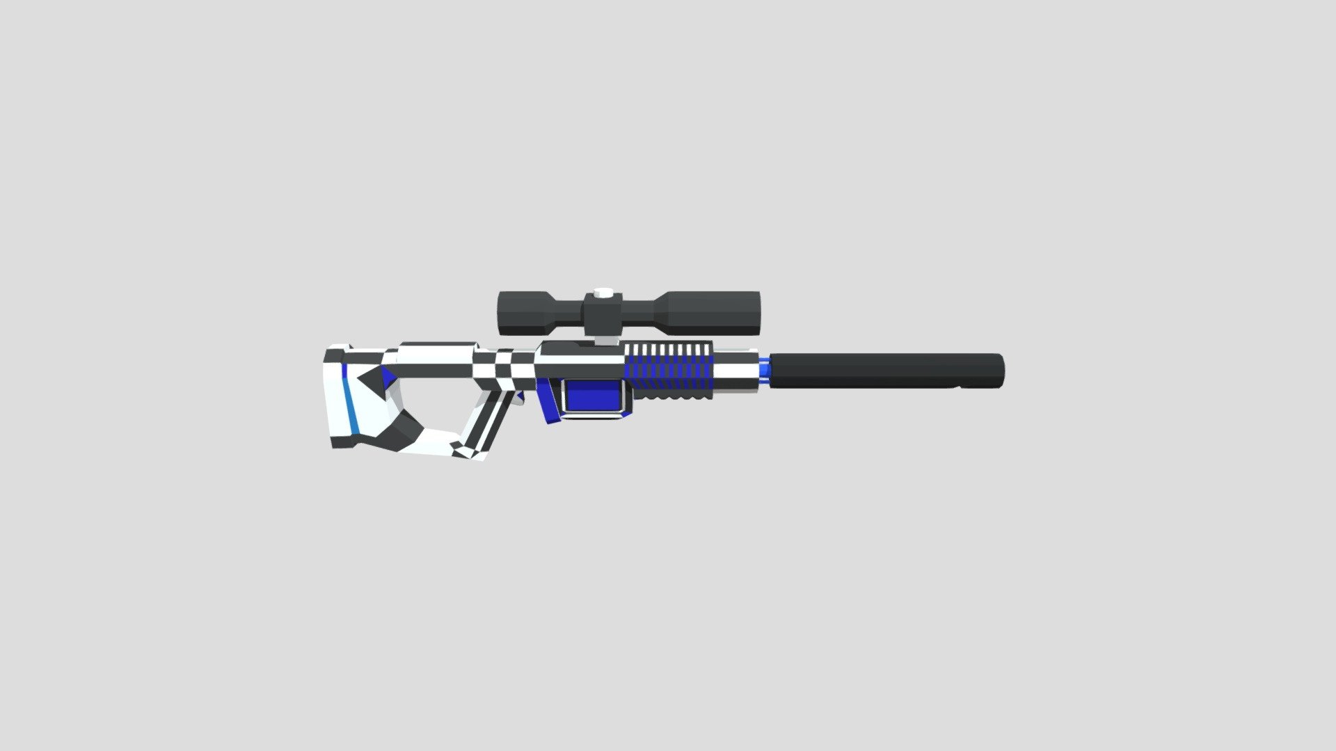 Sniper Rifle - Download Free 3D model by dubbibut [7e351b9] - Sketchfab