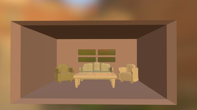 House Interior Build 3D Model