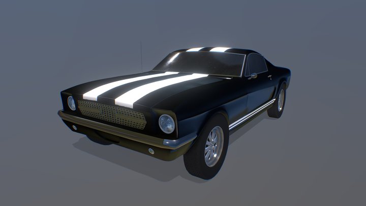 Muscle-Car 3D Model