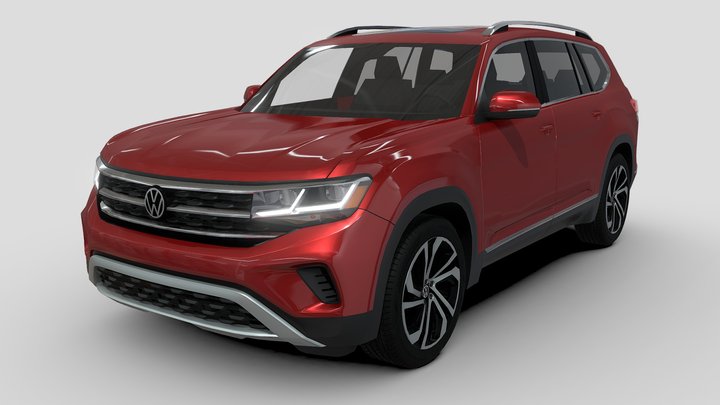 Volkswagen Atlas SEL 3D Model