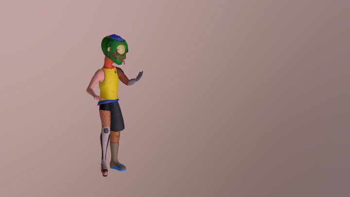 Zombie full 3D Model