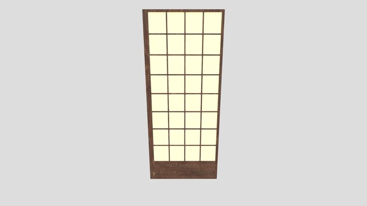 Sliding Door 3D Model