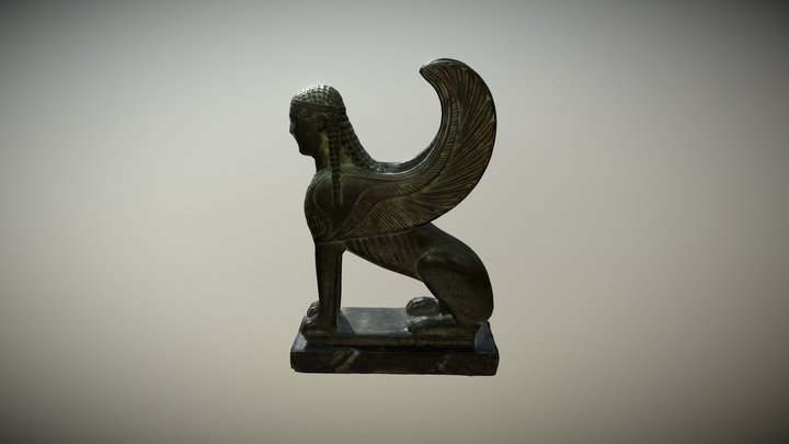 Sphynx (museum replica) 3D Model