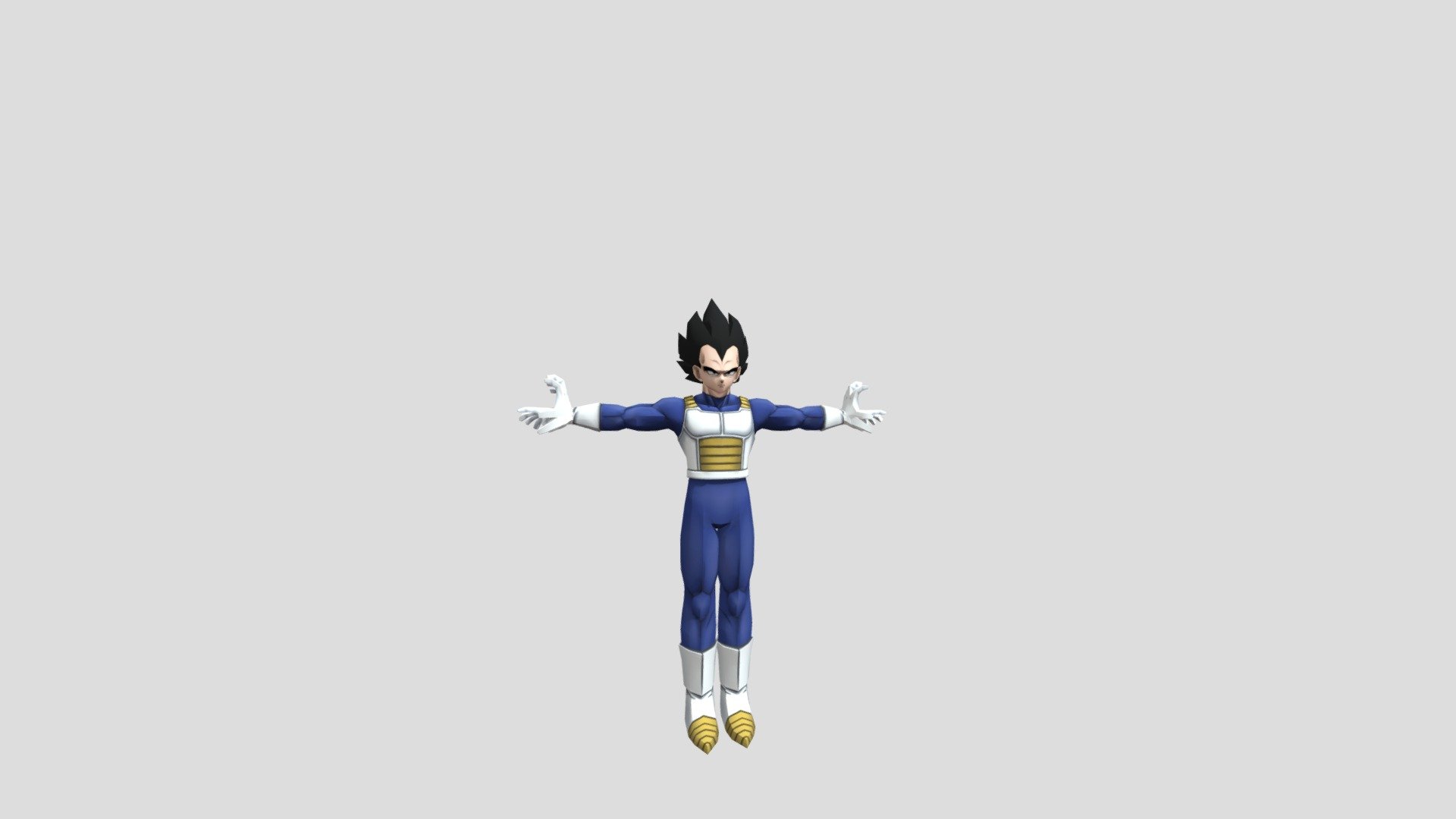 dragon-ball-z-vegeta - Download Free 3D model by argamevideos [7e377bc ...