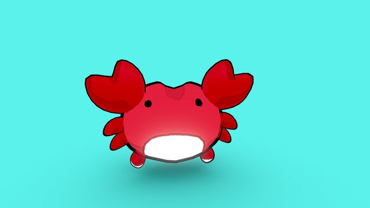 Sameko Saba Crusty Crab 3D Model