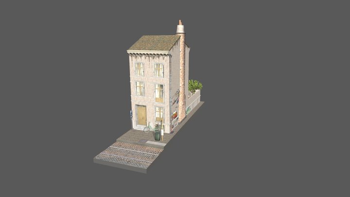 DAE Rowhomes retake – Ghent 3D Model