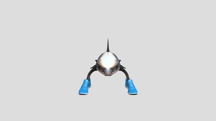 Tralalero-tralala. Obj 3D Model