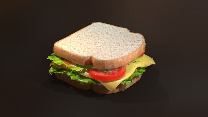 Club Sandwich 3D Model