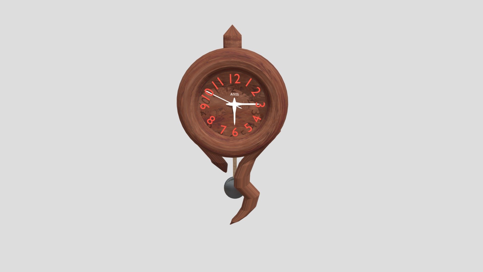 Haunted Clock 3D model by mahuyachakraborty0208 [7e385a5] Sketchfab