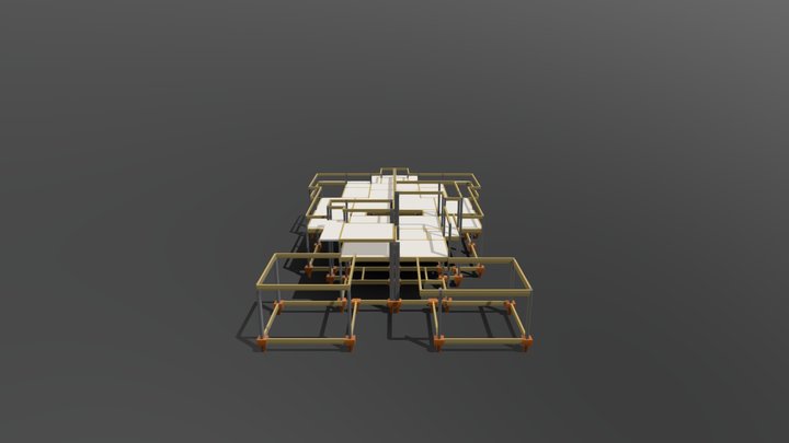 Estrutural - Residencial Wagner Muller 3D Model
