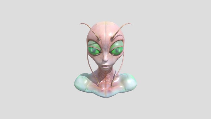 mantis-girl 3D Model