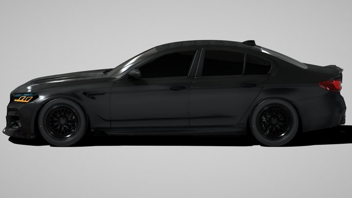 BMW M5 ( The Carbon Storm ) 3D Model