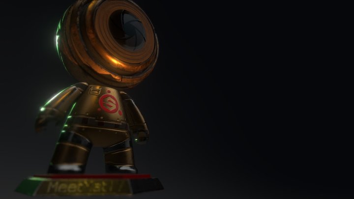 Old Camera Meet Mat 3D Model