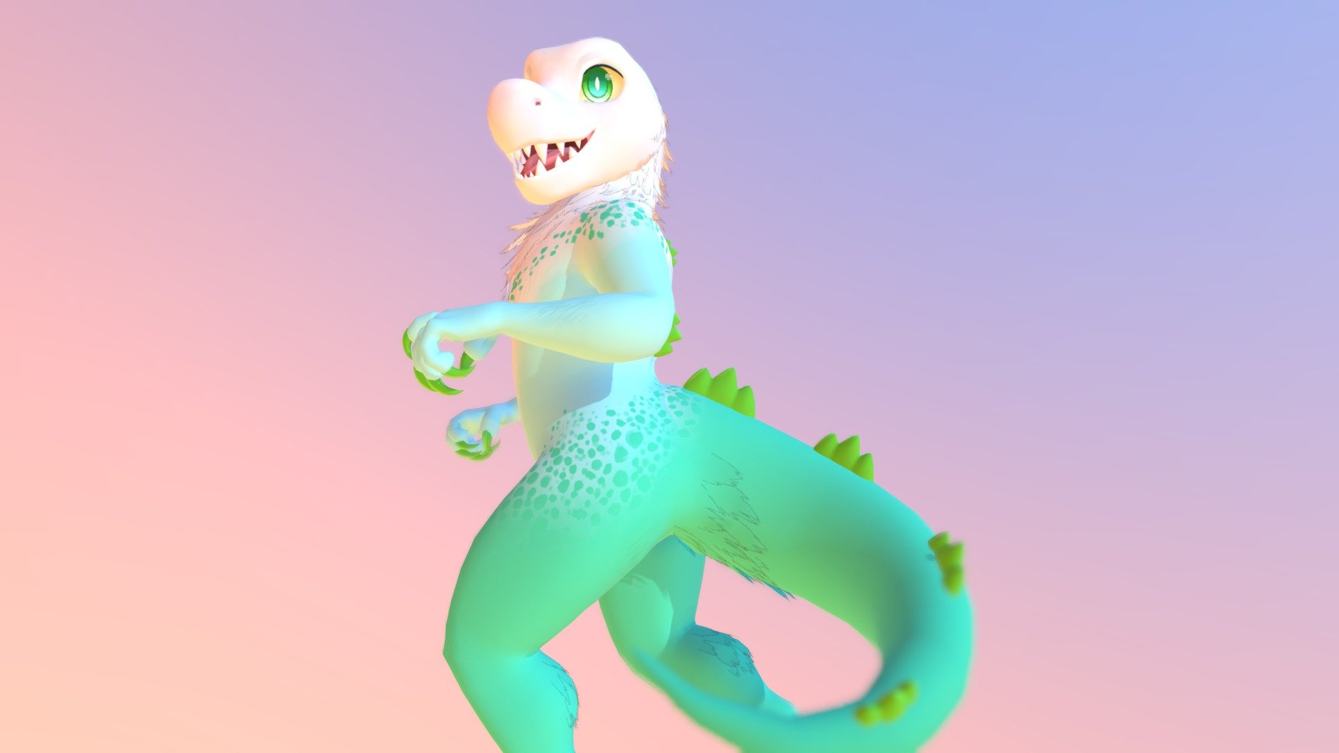 Russell Dinosaur Vrchat Model 3d Model By Meelo Meelo