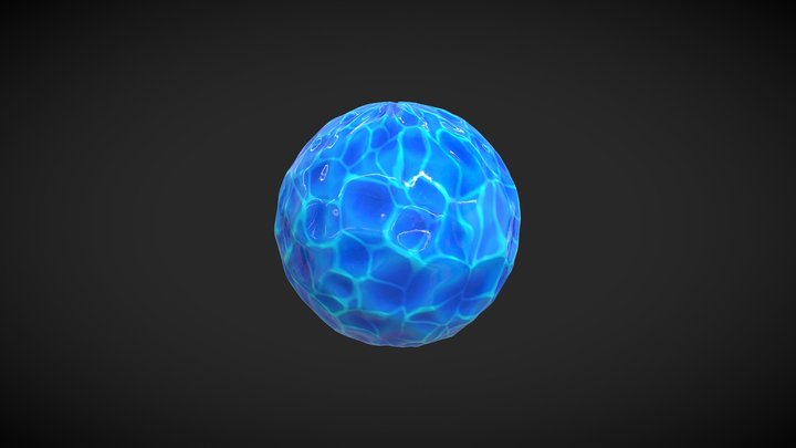 Water Procedural Material 3D Model