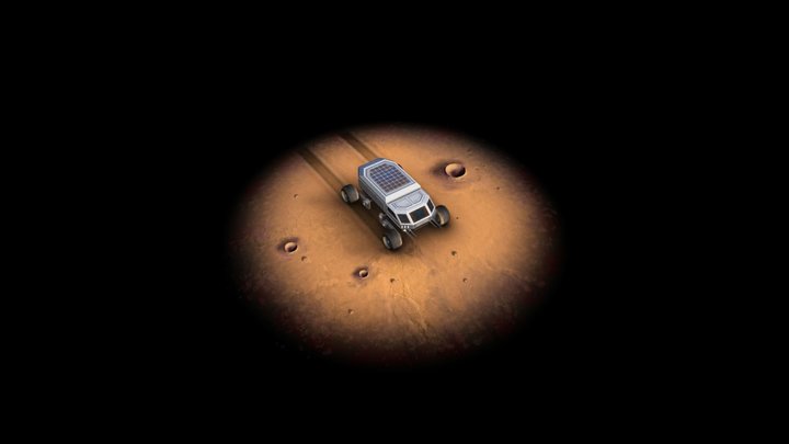 Mars rover 3D Model