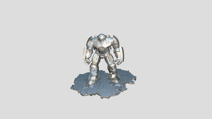64-iron_man_mark_44_hulkbuster 3D Model