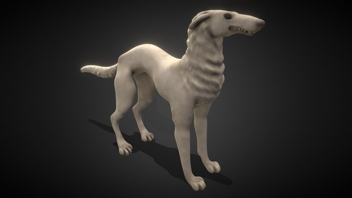 Mad Borzoi 3D Model