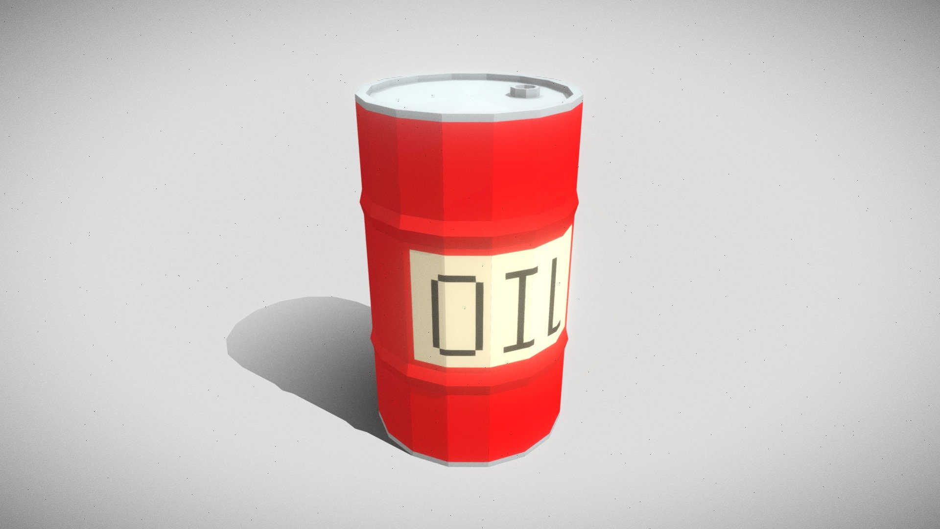 Barrel Low Poly 3d Model Download Free 3d Model By Jordanrios302