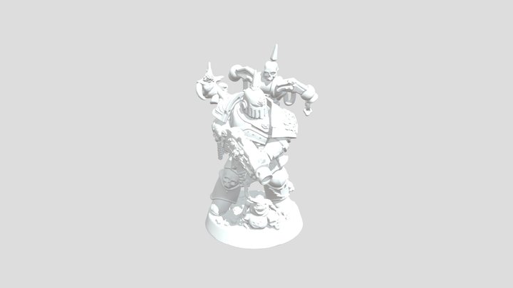 Plague Marine Warrior 3D Model