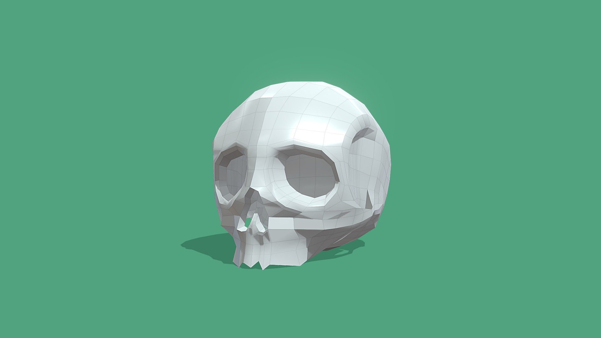 Low-Poly Skull - Download Free 3D model by Suyog modak (@Suyogmodak ...