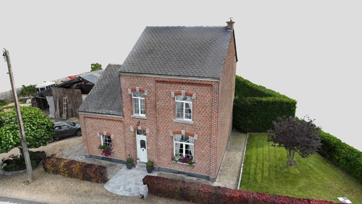 Maison de campagne et bergerie 3D Model