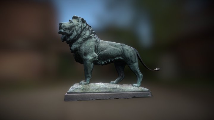 Lion of the Art Institute of Chicago 3D Model