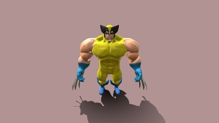 Wolverine 3D Model