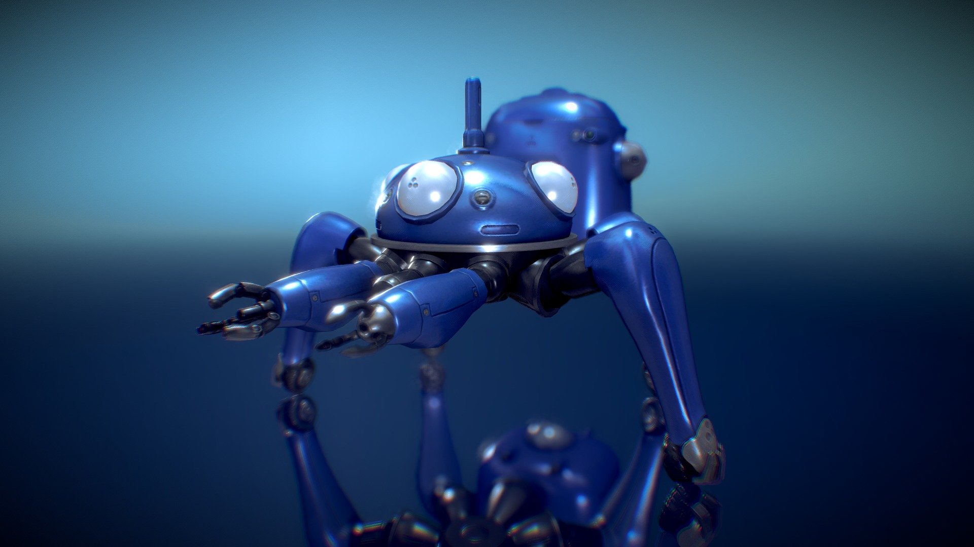 Tachikoma Ghost In The Shell 3d Model By Speed Factor Speed Factor 7e40e9d